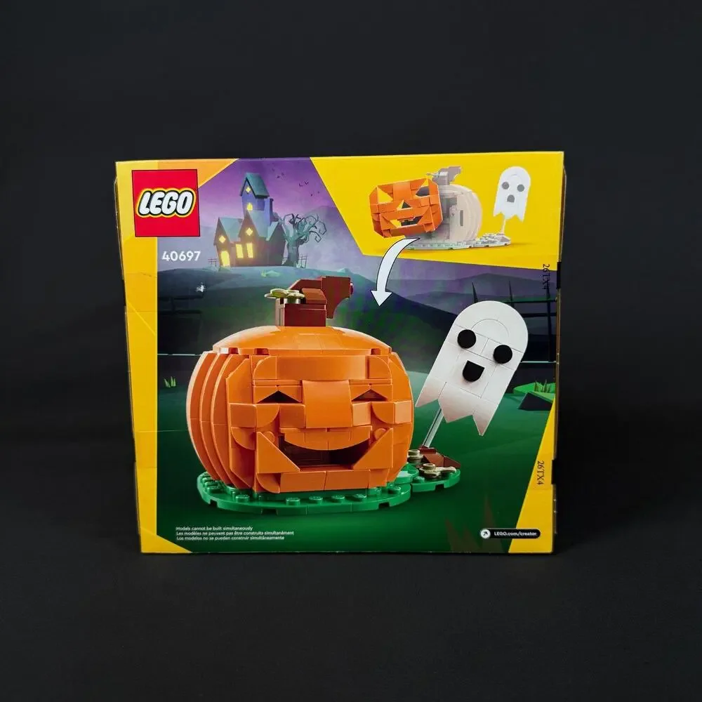 LEGO Halloween Jack-o’-Lantern Pumpkin 40697 Light Up NEW